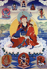 Thangka depicting Padmasambava