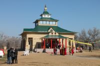 Малые Дербеты, освящение нового Хурула